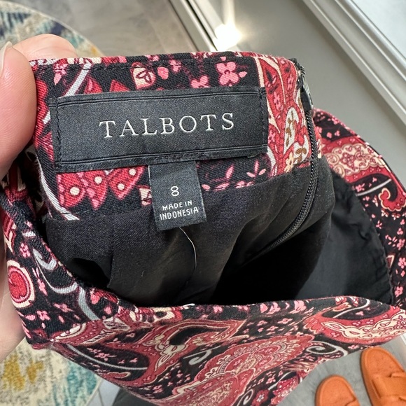 Talbots Paisley Pencil Skirt - Picture 5 of 6